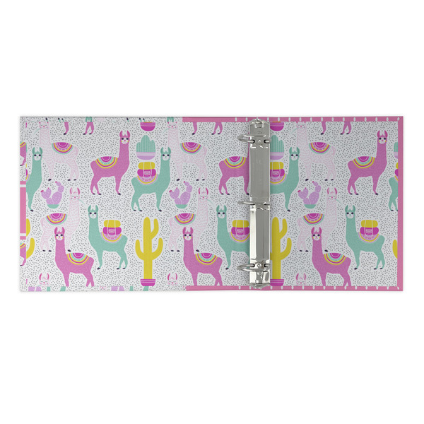 Llamas 3 Ring Binders - Full Wrap - 2" - OPEN INSIDE