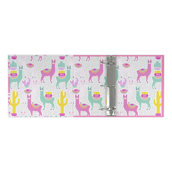 Llamas 3 Ring Binders - Full Wrap - 3" - OPEN INSIDE