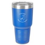 Llamas 30 oz Stainless Steel Tumbler - Royal Blue - Single-Sided (Personalized)