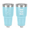 Llamas 30 oz Stainless Steel Tumbler - Teal - Double-Sided (Personalized)