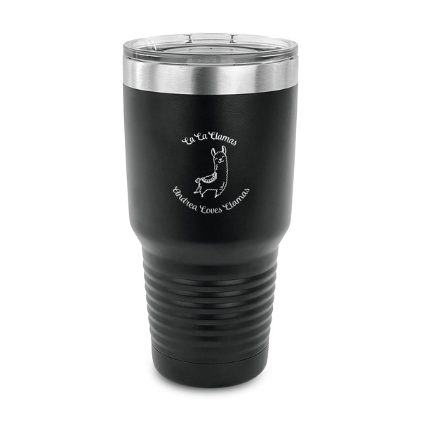 Custom Llamas 30 oz Stainless Steel Tumbler (Personalized)