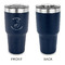 Llamas 30 oz Stainless Steel Ringneck Tumblers - Navy - Single Sided - APPROVAL