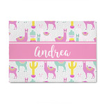 Llamas 4' x 6' Indoor Area Rug (Personalized)