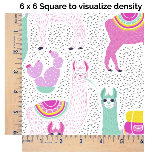 Llamas 6x6 Swatch of Fabric