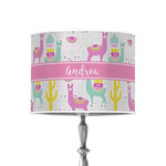Llamas 8" Drum Lamp Shade - Poly-film (Personalized)