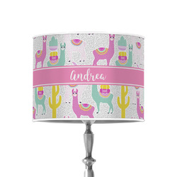 Llamas 8" Drum Lamp Shade - Poly-film (Personalized)
