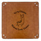 Llamas 9" x 9" Leatherette Snap Up Tray - APPROVAL (FLAT)