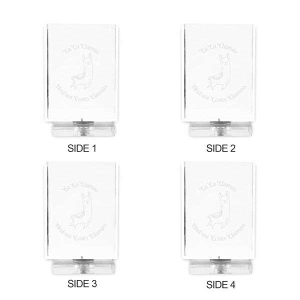 Llamas Acrylic Pencil Holder - APPROVAL