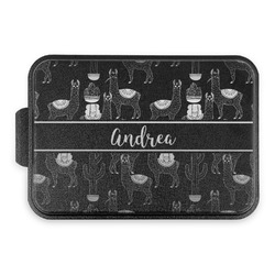 Llamas Aluminum Baking Pan with Black Lid (Personalized)