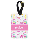 Llamas Metal Luggage Tag w/ Name or Text