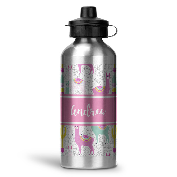 Custom Llamas Water Bottles - 20 oz - Aluminum (Personalized)