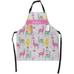 Llamas Apron With Pockets w/ Name or Text