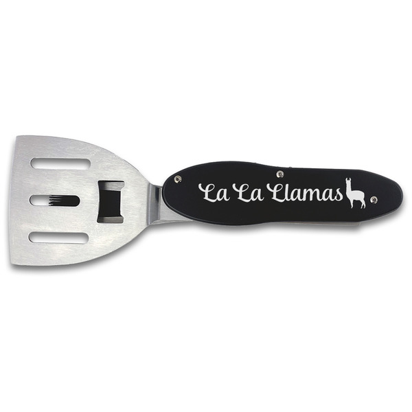 Custom Llamas BBQ Tool Set - Single Sided (Personalized)