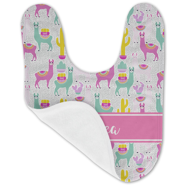Llamas Baby Bib - AFT folded