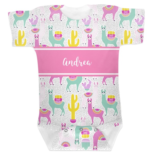 Custom Llamas Baby Bodysuit (Personalized)