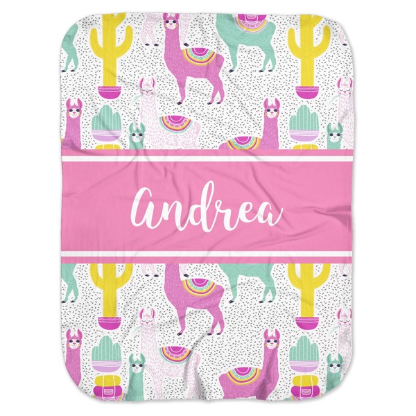 Custom Llamas Baby Swaddling Blanket (Personalized)
