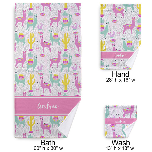 Llamas Bath Towel Sets - 3-piece - Approval