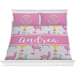 Llamas Comforter Set - King (Personalized)