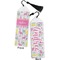Llamas Bookmark with tassel - Front and Back