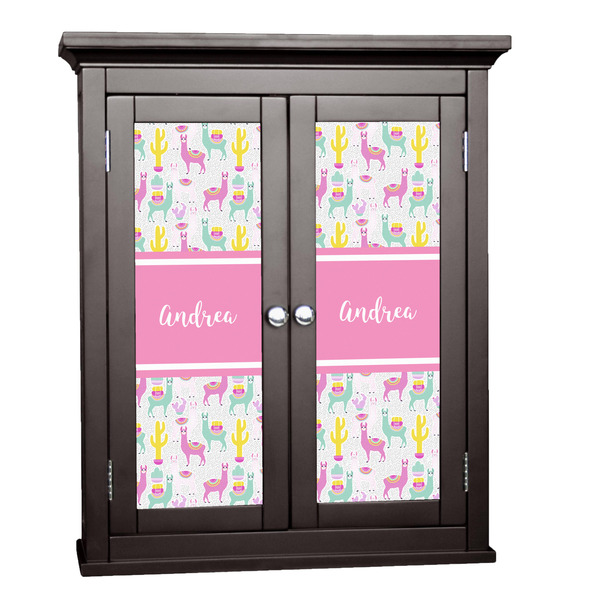 Custom Llamas Cabinet Decal - Medium (Personalized)