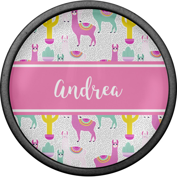 Llamas Cabinet Knob - Black - Front