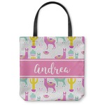 Llamas Canvas Tote Bag - Small - 13"x13" (Personalized)