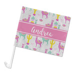 Llamas Car Flag - Large (Personalized)