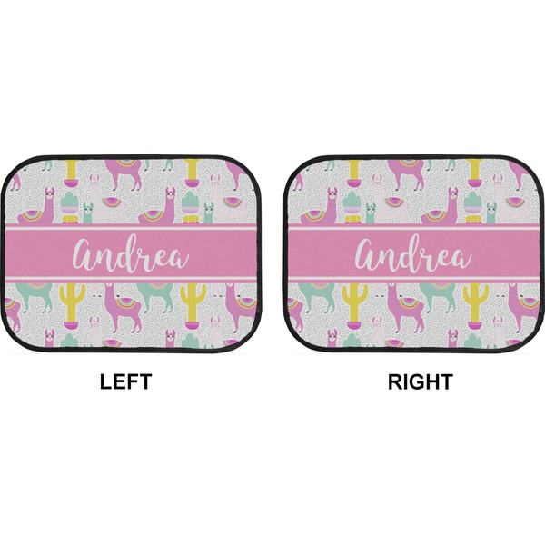 Llamas Car Floor Mats (Back Seat) (Approval)