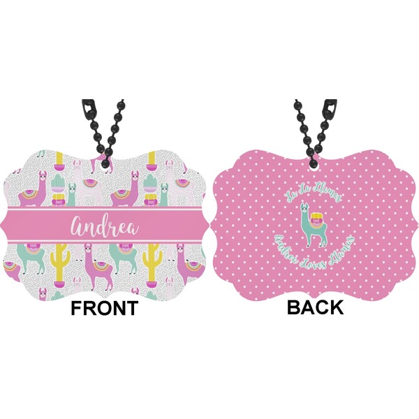 Llamas Car Ornament (Approval)