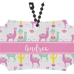 Llamas Rear View Mirror Ornament (Personalized)