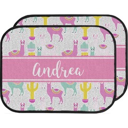 Llamas Car Floor Mats (Back Seat) (Personalized)