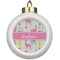Llamas Ceramic Ball Ornament (Personalized)