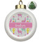Llamas Ceramic Ball Ornament - Christmas Tree (Personalized)