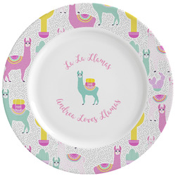 Llamas Ceramic Dinner Plates (Set of 4)