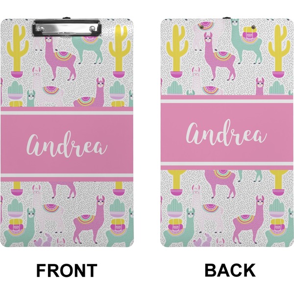 Llamas Clipboard (Legal) (Front + Back)