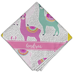 Llamas Cloth Dinner Napkin - Single w/ Name or Text