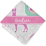 Llamas Cloth Cocktail Napkin - Single w/ Name or Text