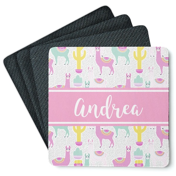 Llamas Coaster Rubber Back - Main