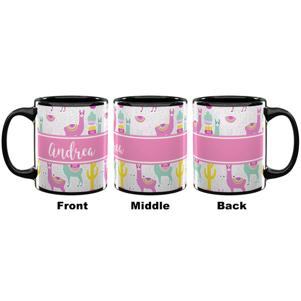 Llamas Coffee Mug - 11 oz - Black APPROVAL