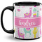 Llamas 11 Oz Coffee Mug - Black (Personalized)