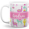 Llamas 11 Oz Coffee Mug - White (Personalized)