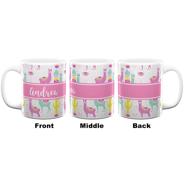 Llamas Coffee Mug - 11 oz - White APPROVAL