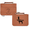 Llamas Cognac Leatherette Bible Covers - Large Double Sided Apvl