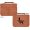 Llamas Cognac Leatherette Bible Covers - Small Double Sided Apvl