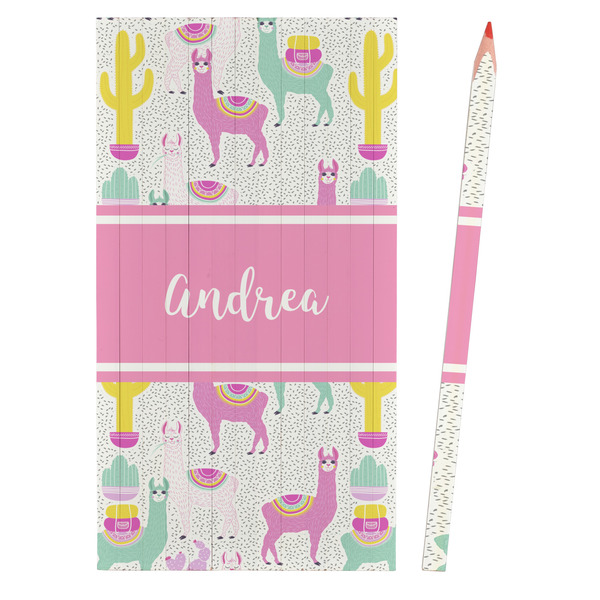 Llamas Colored Pencils - Front View