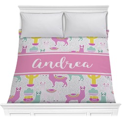Llamas Comforter - Full / Queen (Personalized)