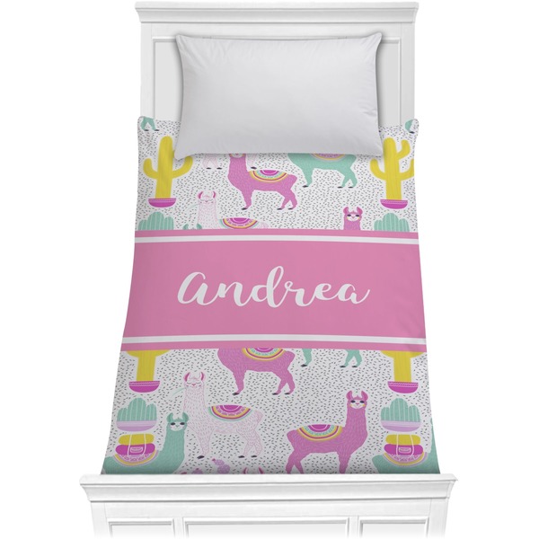 Custom Llamas Comforter - Twin XL (Personalized)