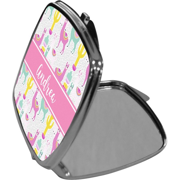 Llamas Compact Mirror (Side View)