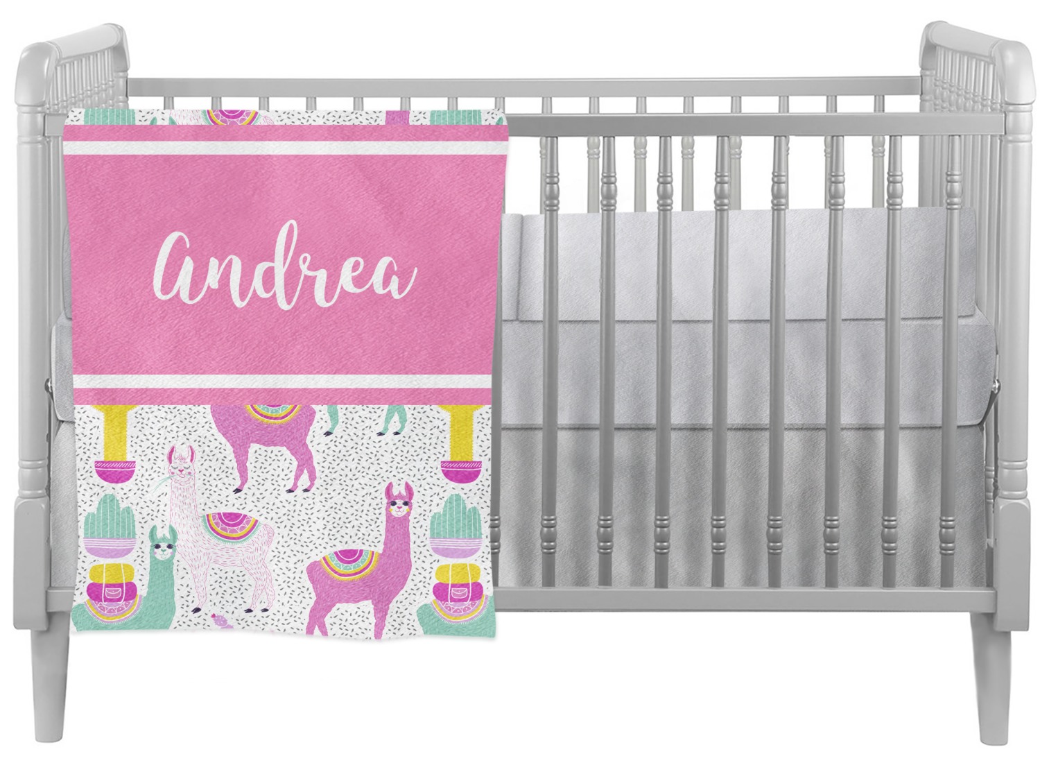 Custom Llamas Crib Comforter / Quilt (Personalized) YouCustomizeIt