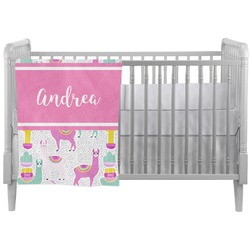 Llamas Crib Comforter / Quilt (Personalized)